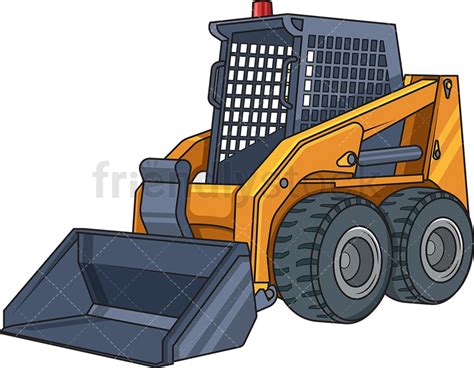 skid steer front view clipart|free clip art skid steer.